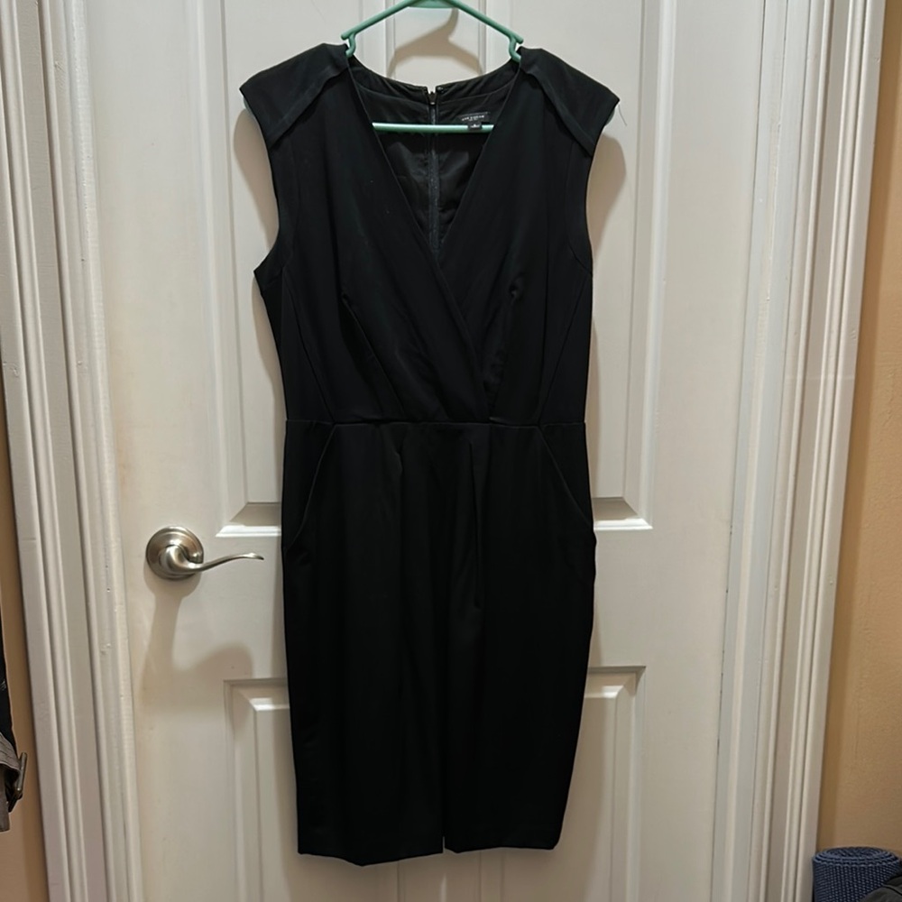 Elegant Black Sleeveless Dress Ann Taylor